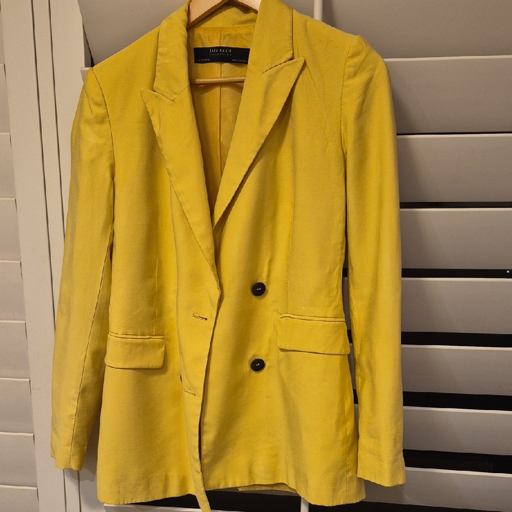 Zara Yellow Blazer Collection